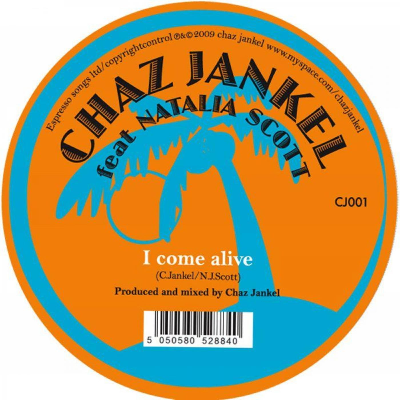 Chaz Jankel & Natalia Scott - I Come Alive (CJ001) | Vinyl Record | Limited Edition | Perfect for DJ Sets & Music Collectors