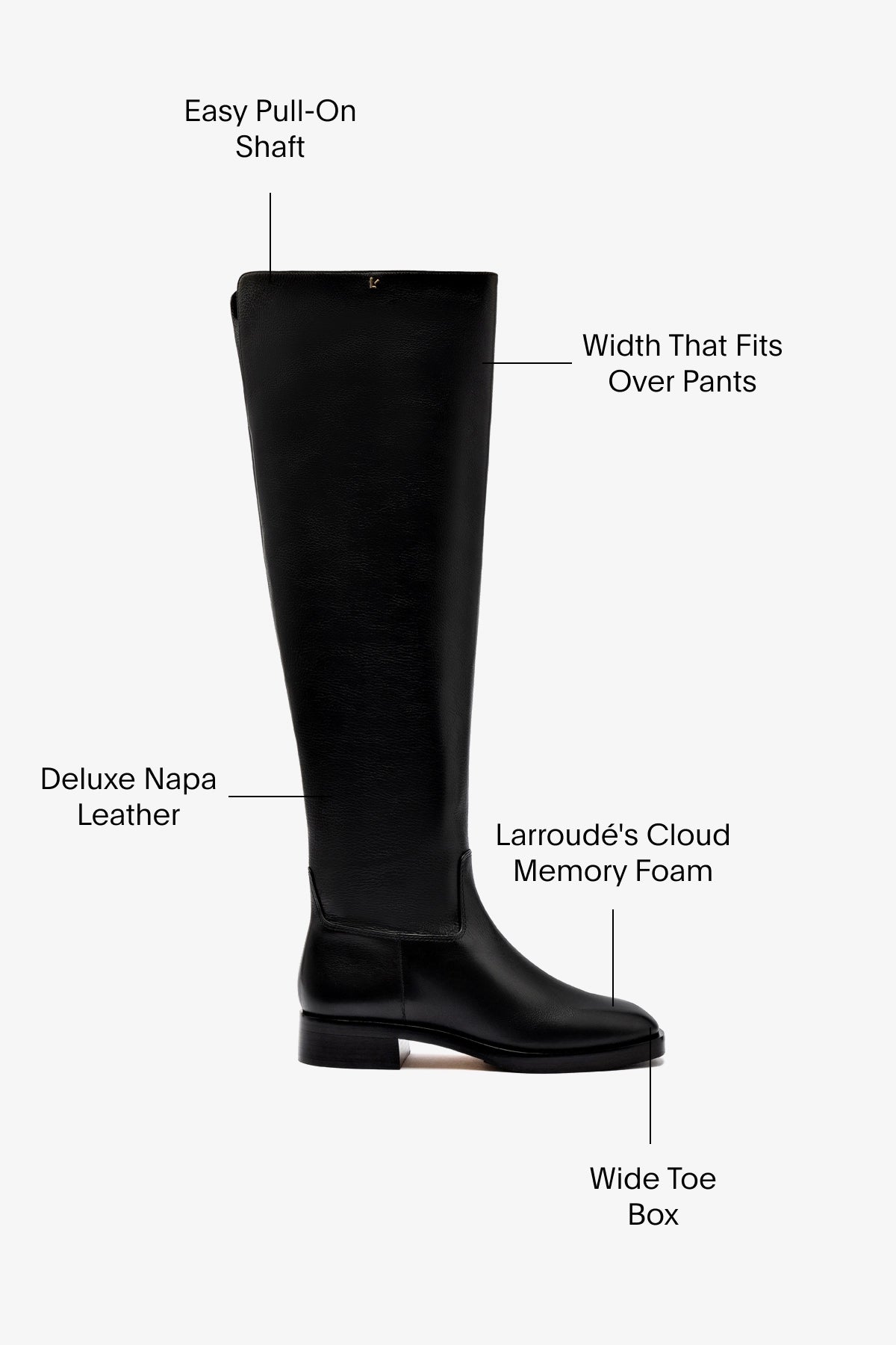 Anne Hi Boots in Black Leather - Stylish & Comfortable Women's Ankle Boots for Fall & Winter Fashion | Perfect for Casual Outfits, Work & Date Nights