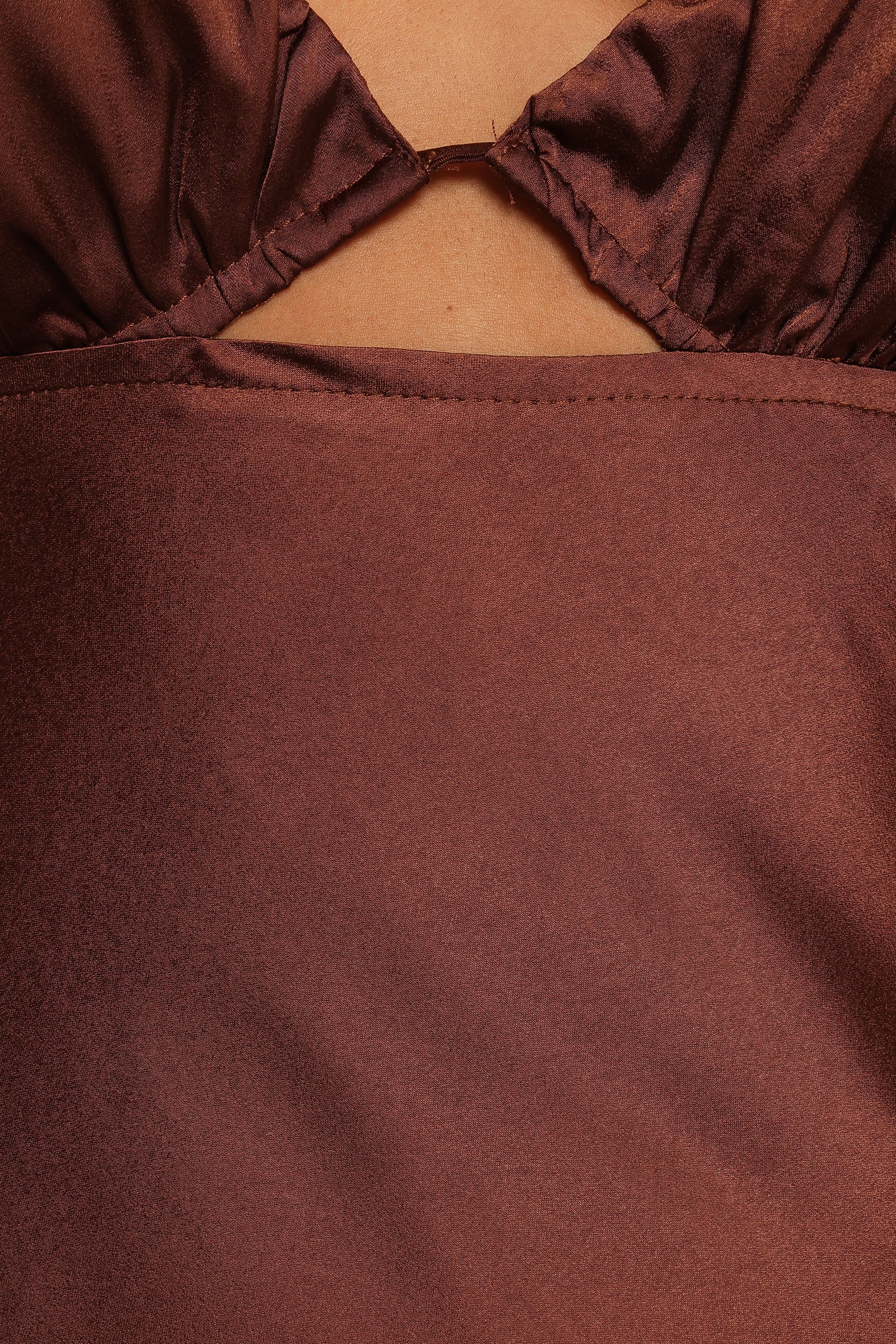 Amalia Maxi Dress for Women - Elegant Chocolate Brown Long Flowy Dress for Summer, Beach, and Casual Wear