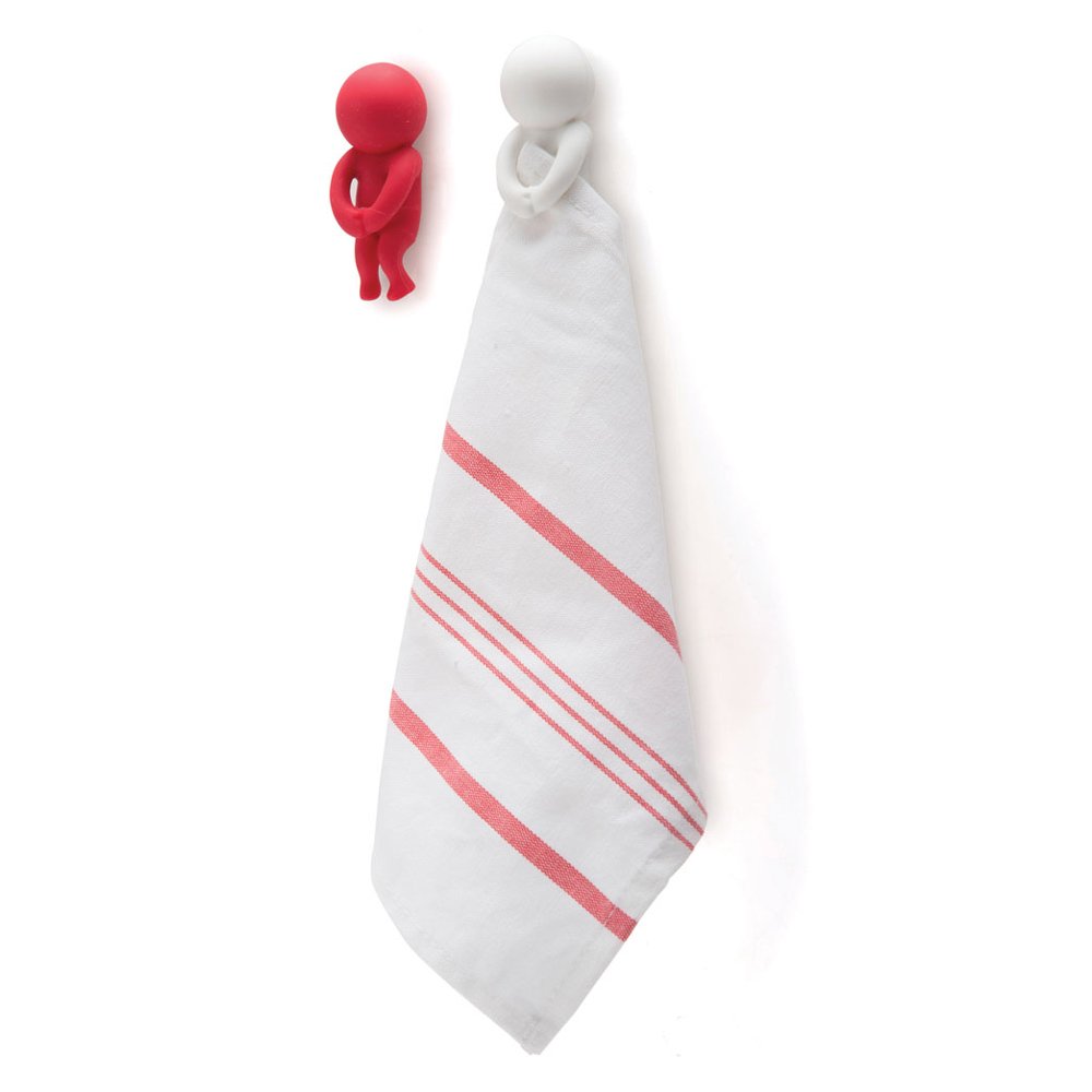 Red Monkey Business Modesto Towel Holder - Bathroom & Kitchen Wall Mounted Organizer for Hand & Dish Towels