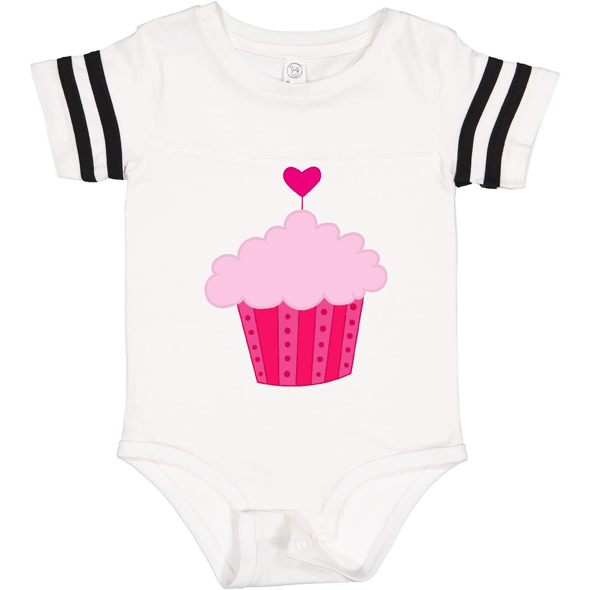 Inktastic Pink Cupcake Baby Bodysuit - Cute Unisex Infant Onesie for Newborns & Toddlers - Perfect for Birthdays, Baby Showers & Photo Shoots