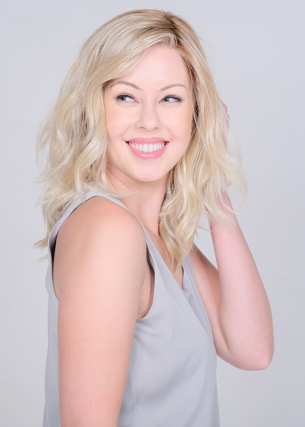 Belle Tress 16-Inch Dalgona Synthetic Wig for Women - Natural Look, Heat Resistant, Lightweight & Comfortable - Perfect for Cosplay, Parties, and Everyday Wear