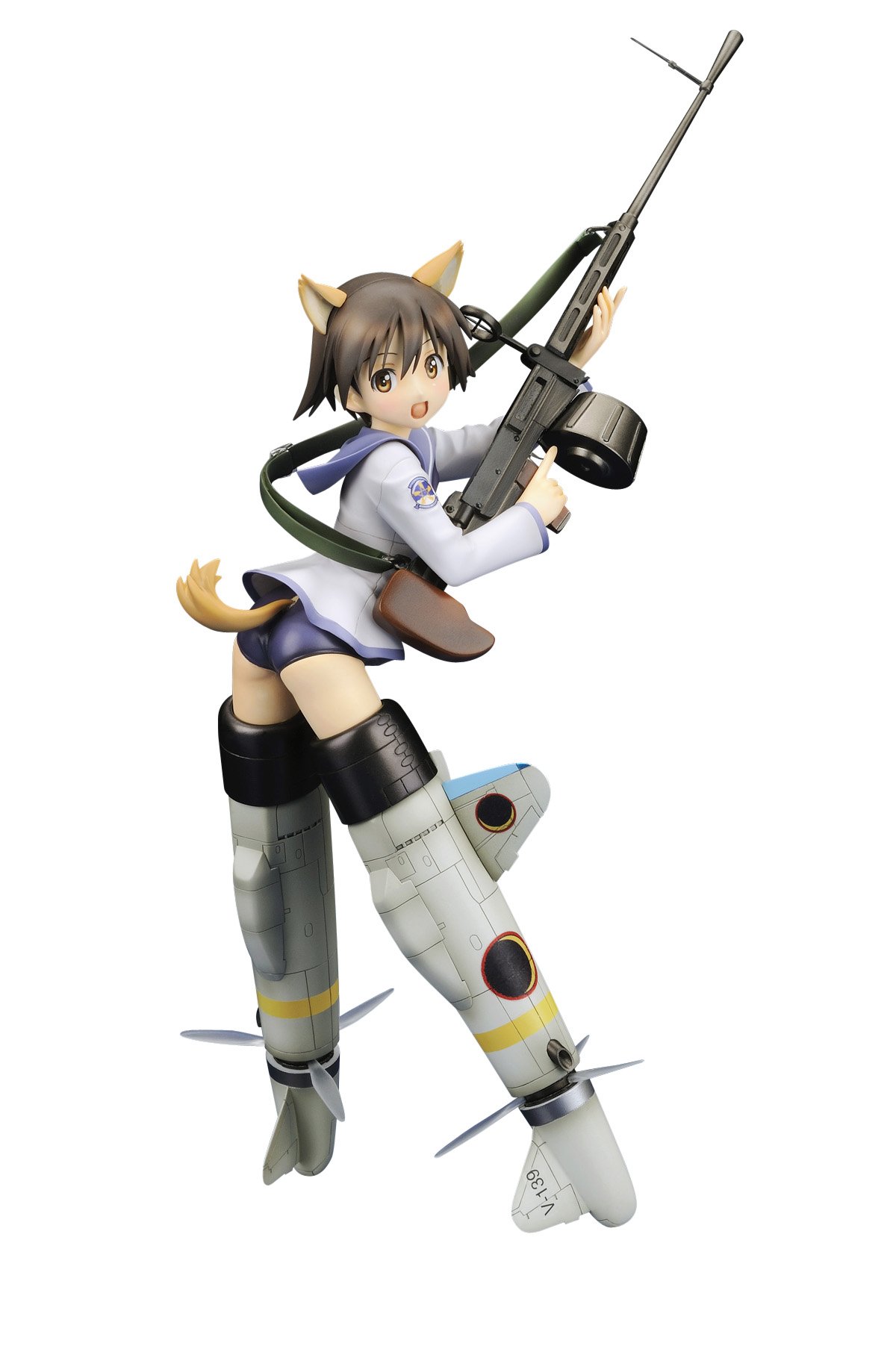 Strike Witches Yoshika Miyafuji 1/8 Scale PVC Anime Figure - Collectible Japanese Anime Character Model for Display & Gift