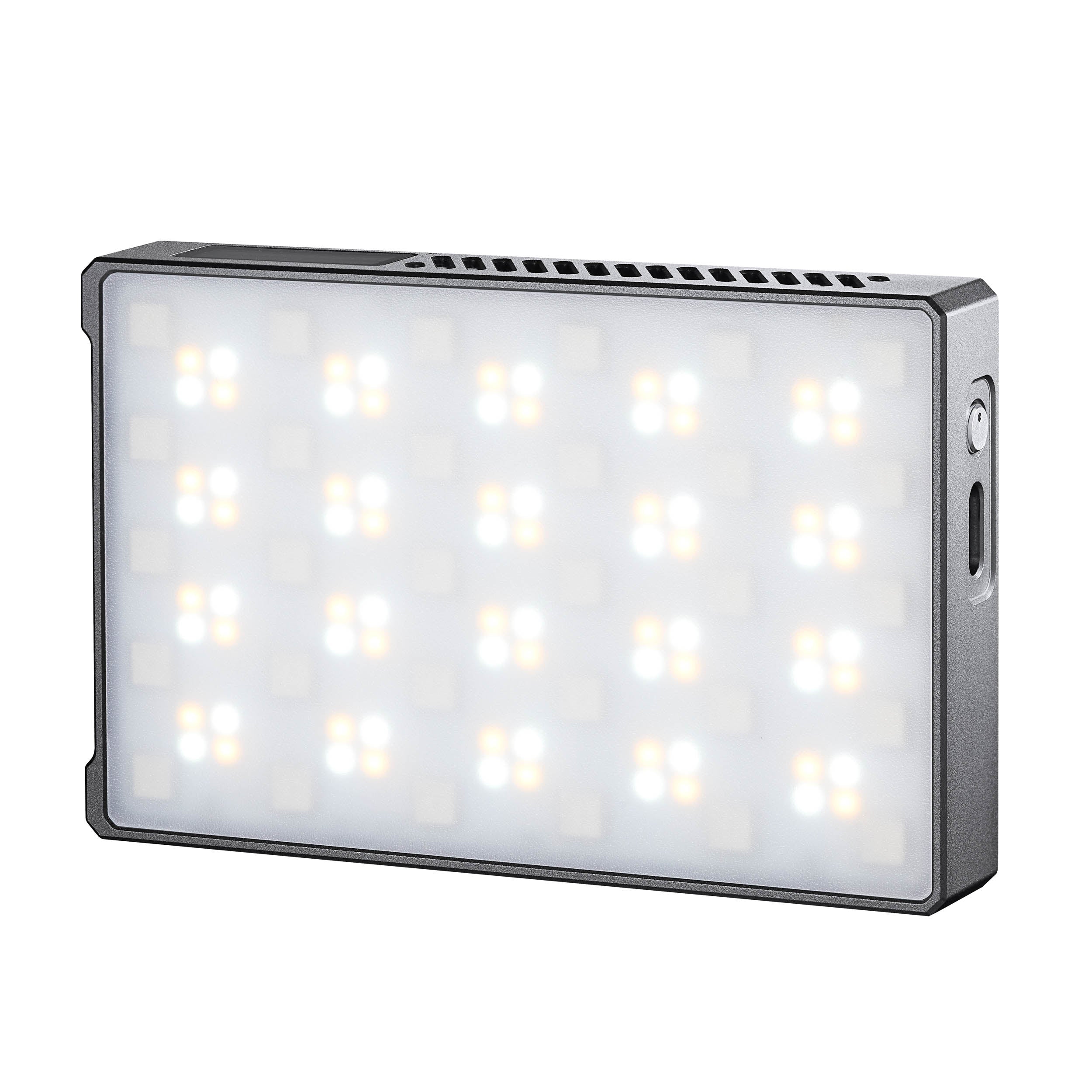 KNOWLED C5R Portable RGBWW LED Panel with Rechargeable Battery - Perfect for Photography, Video Lighting, and Home Decoration