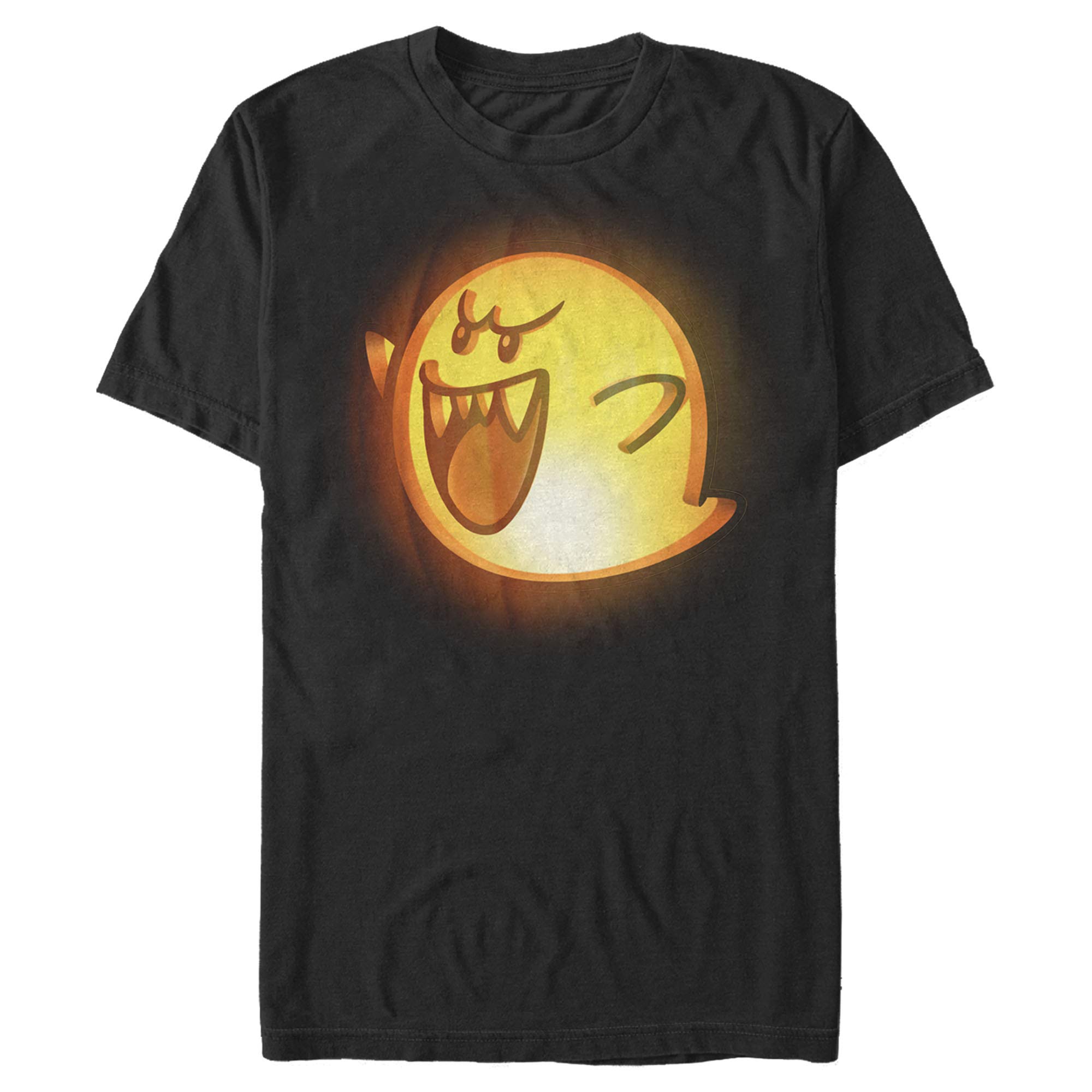 Nintendo Halloween Boo Pumpkin T-Shirt for Men - Fun Ghost-Themed Gaming Tee for Halloween Parties & Cosplay