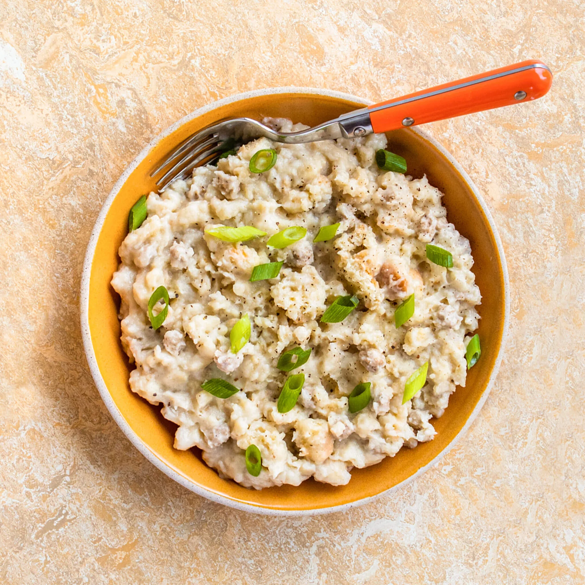 Delicious Biscuits and Gravy - Ready-to-Eat Meal (3 Servings) | Perfect for Breakfast, Brunch or Comfort Food Cravings