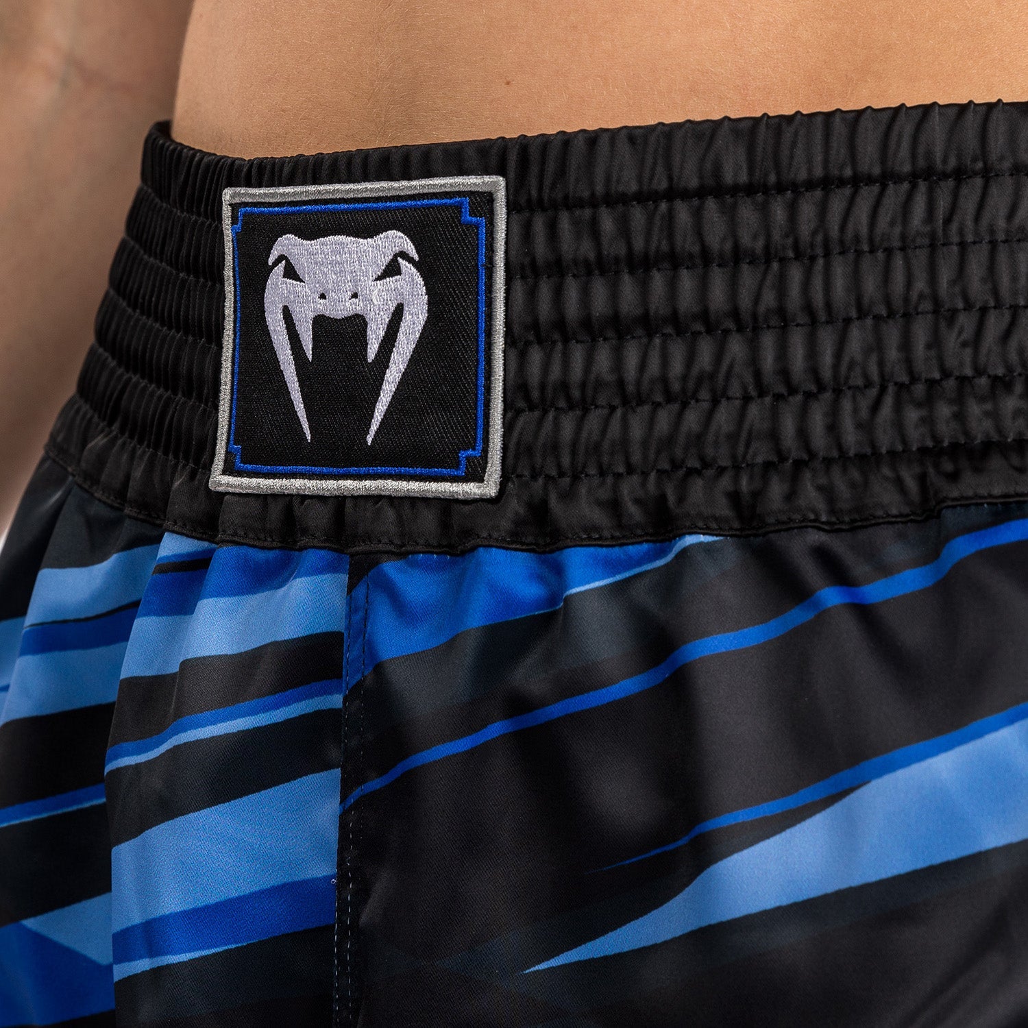 Venum Abyss Women’s Muay Thai Shorts - Shadow Blue - High Performance MMA & Kickboxing Training Shorts for Women - Perfect for Muay Thai, MMA, Kickboxing & Fitness Workouts