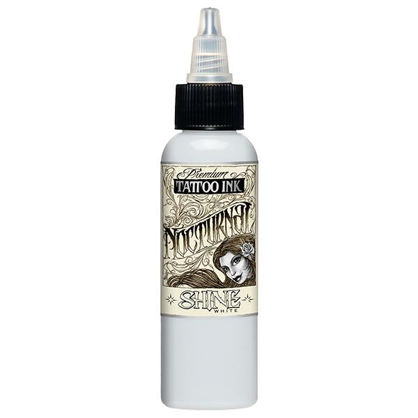Eternal Nocturnal Shine White Ink - Premium Tattoo Ink for Professional Artists - Perfect for Fine Line Work & Tattoo Highlights