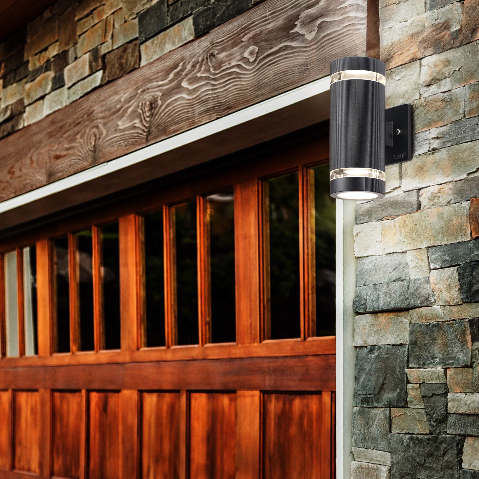 LMP LED Porch Up and Down Wall Light - 3000K 5W Waterproof Outdoor Lighting with ETL Certificate (1 Pack) - Perfect for Entryways, Patios, and Garden Pathways