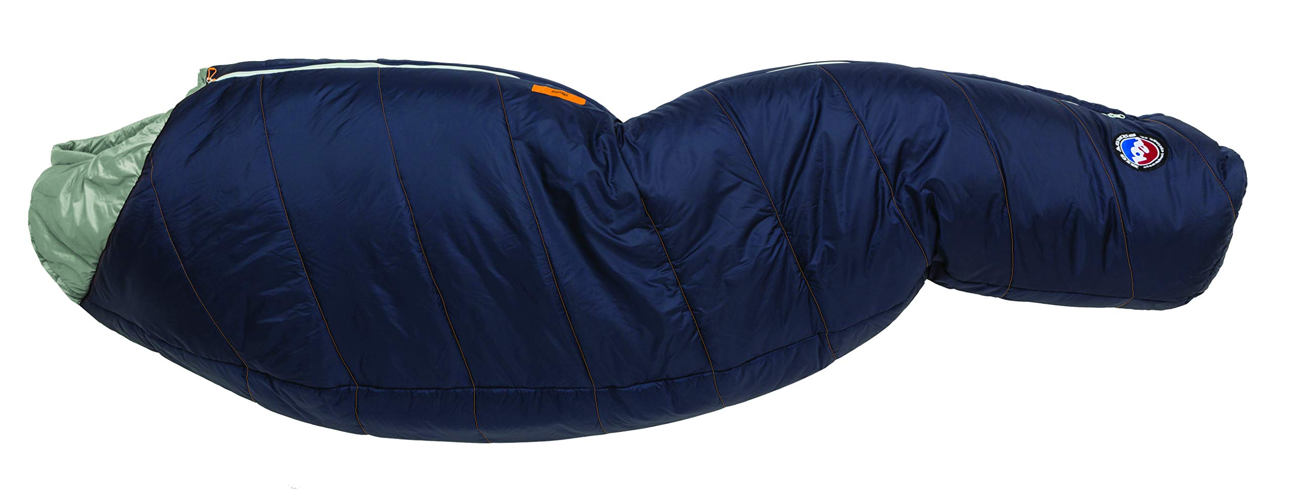 Big Agnes Sidewinder Camp Sleeping Bag - Lightweight & Waterproof for Backpacking, Hiking & Outdoor Adventures | 3-Season Comfort for Camping Trips