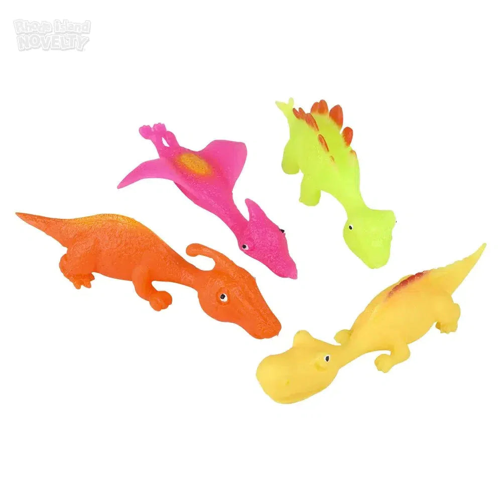 4 Pack Dinosaur Sling Shots - High Power Catapult for Outdoor Hunting & Target Practice - Perfect for Kids, Teens & Adults in Backyard, Camping & Survival Training