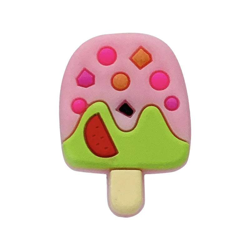 1Pcs Cute Pink Shoe Charms Pin for Crocs - DIY Shoe & Wristband Accessories for Women & Kids - Perfect for Party, Christmas Gifts & Everyday Decoration