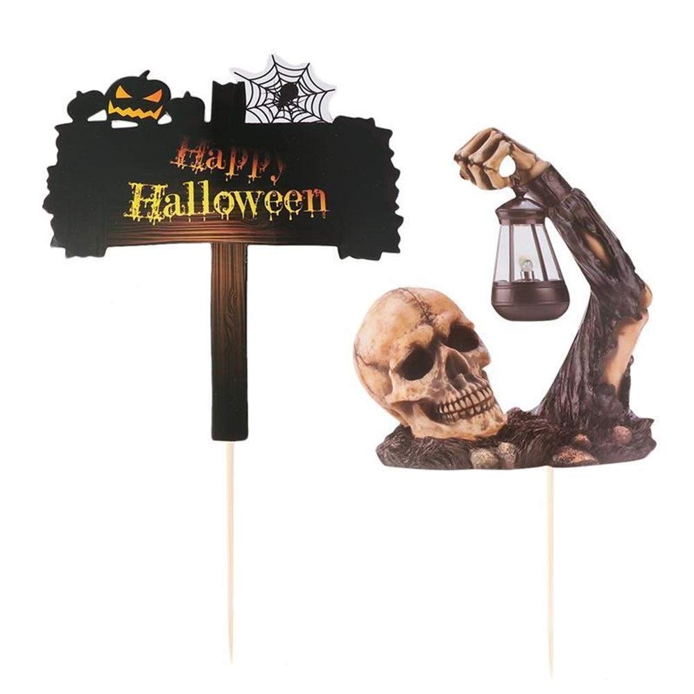 Halloween Cake Toppers Set - Spooky Cake Decorations for Baking, Cupcakes, and Party Desserts - Perfect for Halloween Parties, DIY Treats, and Themed Celebrations