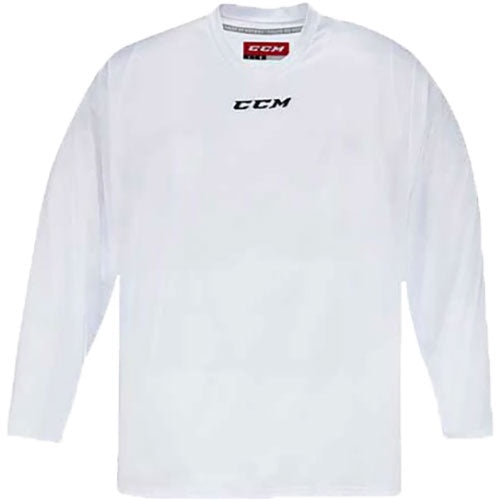 CCM Quicklite 5000 White Custom Hockey Practice Jersey - Breathable Performance Jersey for Ice Hockey Training & Team Sports