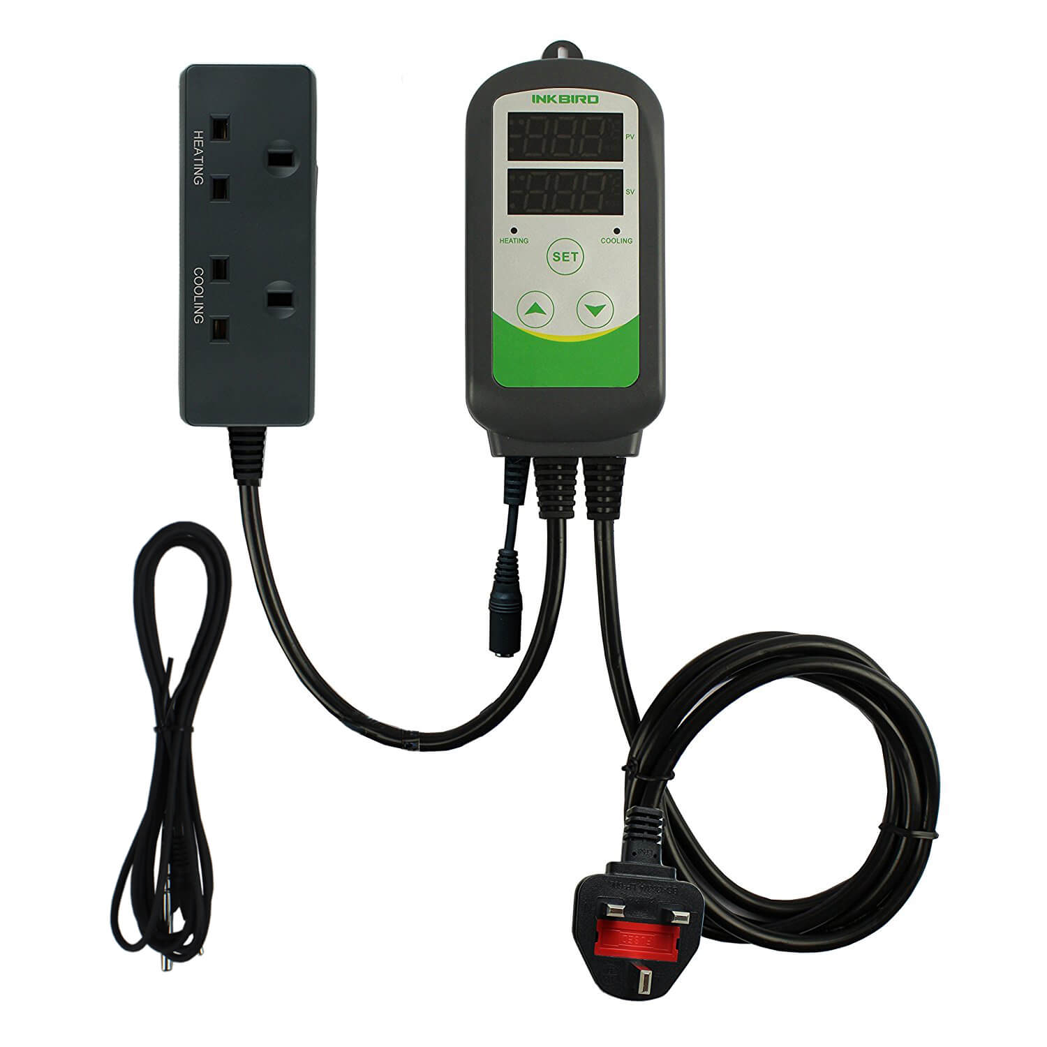 ITC-308S Digital Temperature Controller - Precise Thermostat for Homebrewing, Aquariums & Reptile Tanks | Easy-to-Use Heating & Cooling Control System