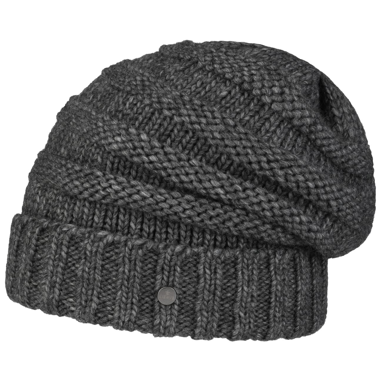 Lierys Long Beanie Knit Hat for Men & Women - Winter Warm Stretchy Slouchy Beanie - Cozy Soft Ribbed Knit Cap for Cold Weather - Perfect for Skiing, Hiking, and Outdoor Activities