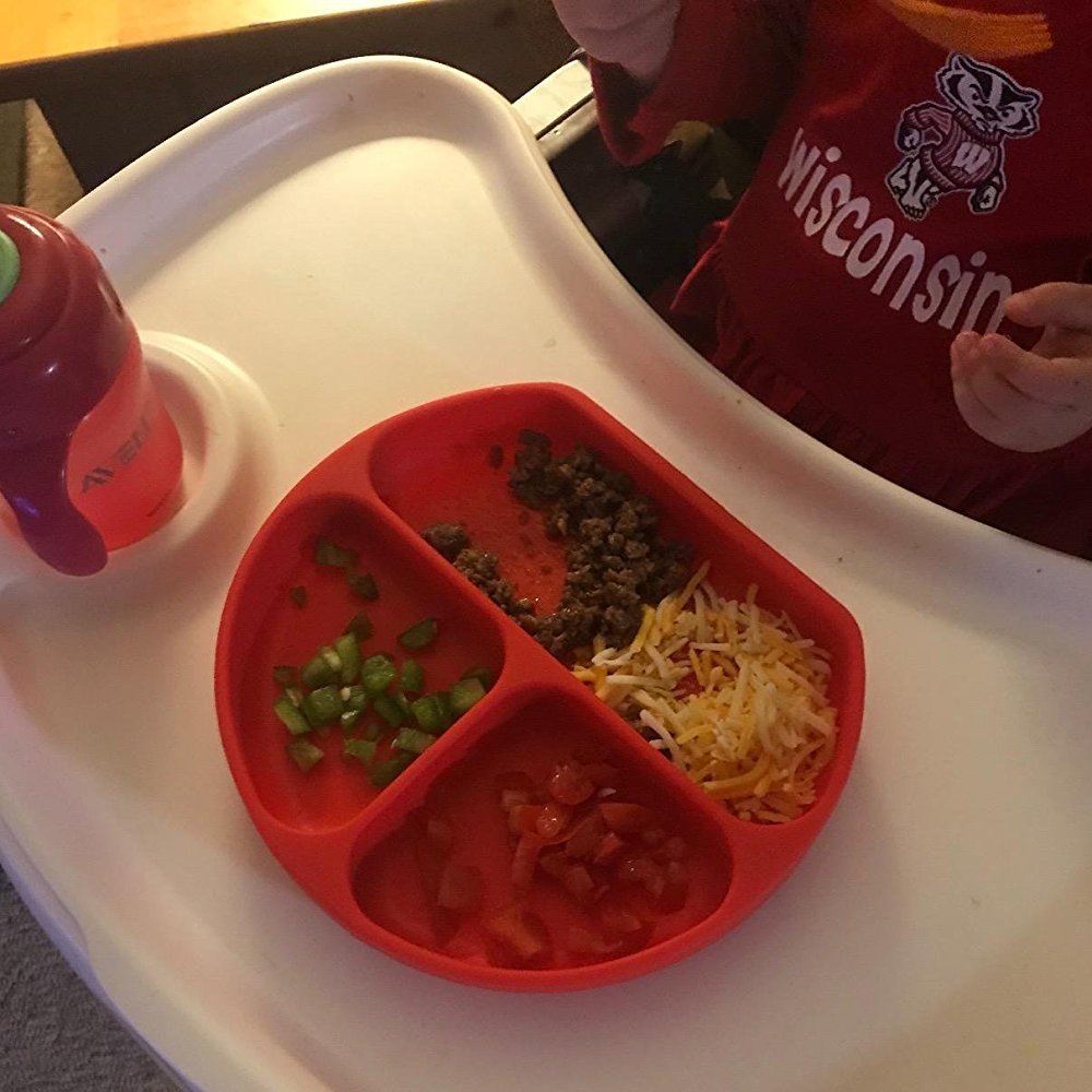BPA-Free Silicone Suction Plates for Babies - Non-Slip High Chair & Table Use