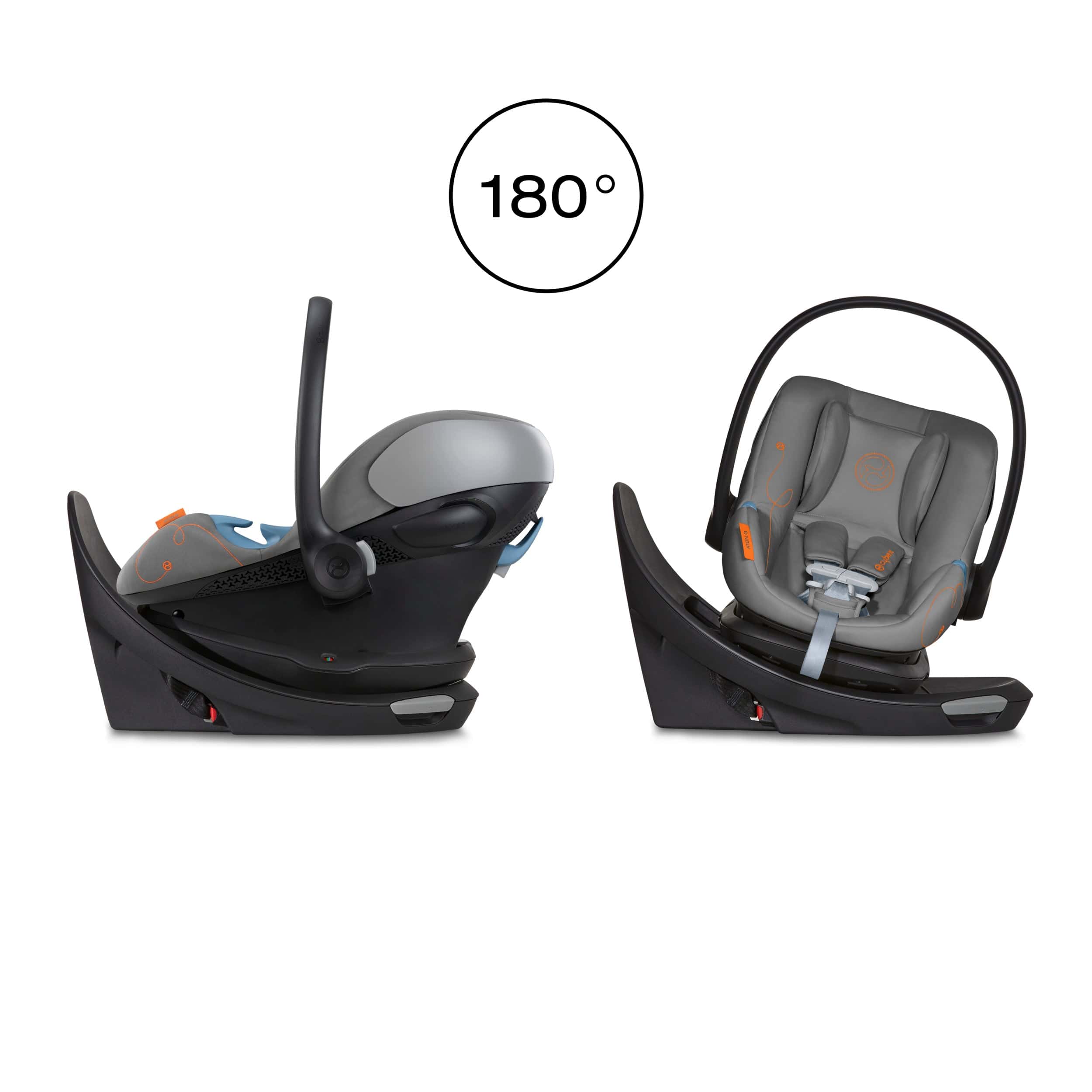 Cybex Aton G Swivel Infant Car Seat - 360° Rotating, Side Impact Protection, Lightweight & Compact for Easy Installation - Perfect for Newborns, Travel, and Everyday Use