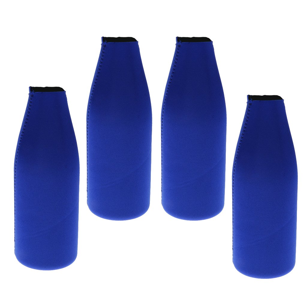Fancyes 4-Pack Insulated Water Bottle Sleeve - Reusable Beverage Cooler Wrap for Hot & Cold Drinks - Perfect for Hiking, Gym, Office & Outdoor Activities