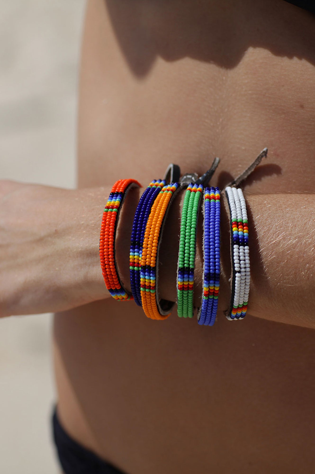 Authentic Maasai Beaded Bracelet - Yellow Tribal Handmade Jewelry for Women - Perfect for Boho Fashion, Festivals & Cultural Events