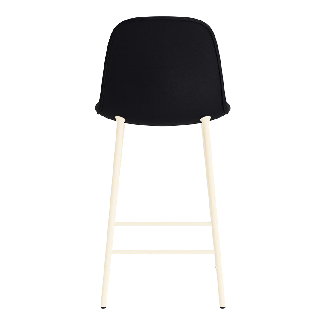 Premium Fully Upholstered Form Counter Chair - Stylish Bar Stool for Kitchen Island, Breakfast Nook & Home Bar Seating
