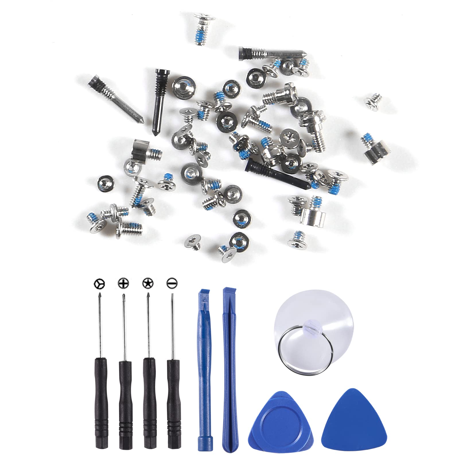 Original Title: Replacement Full Set Screws Compatible for iPhone with Tools (for iPhone 12 pro)   Optimized Title: **iPhone 12 Pro Screw Replacement Kit - Full Set with Tools | Compatible with iPhone 12 Pro | Perfect for DIY Repairs & Phone Maintenance**