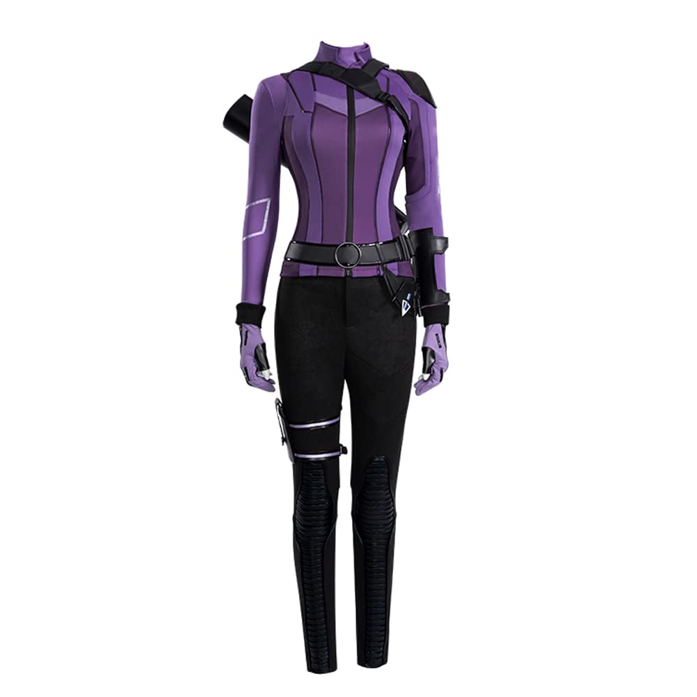 Hawkeye Cosplay Costume - Kate Bishop & Clint Barton Superhero Outfit for Halloween, Comic Con, Cosplay Events & Superhero Themed Parties