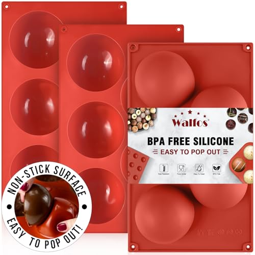 3pcs X Large Semi Sphere Mold - 5-Cavity