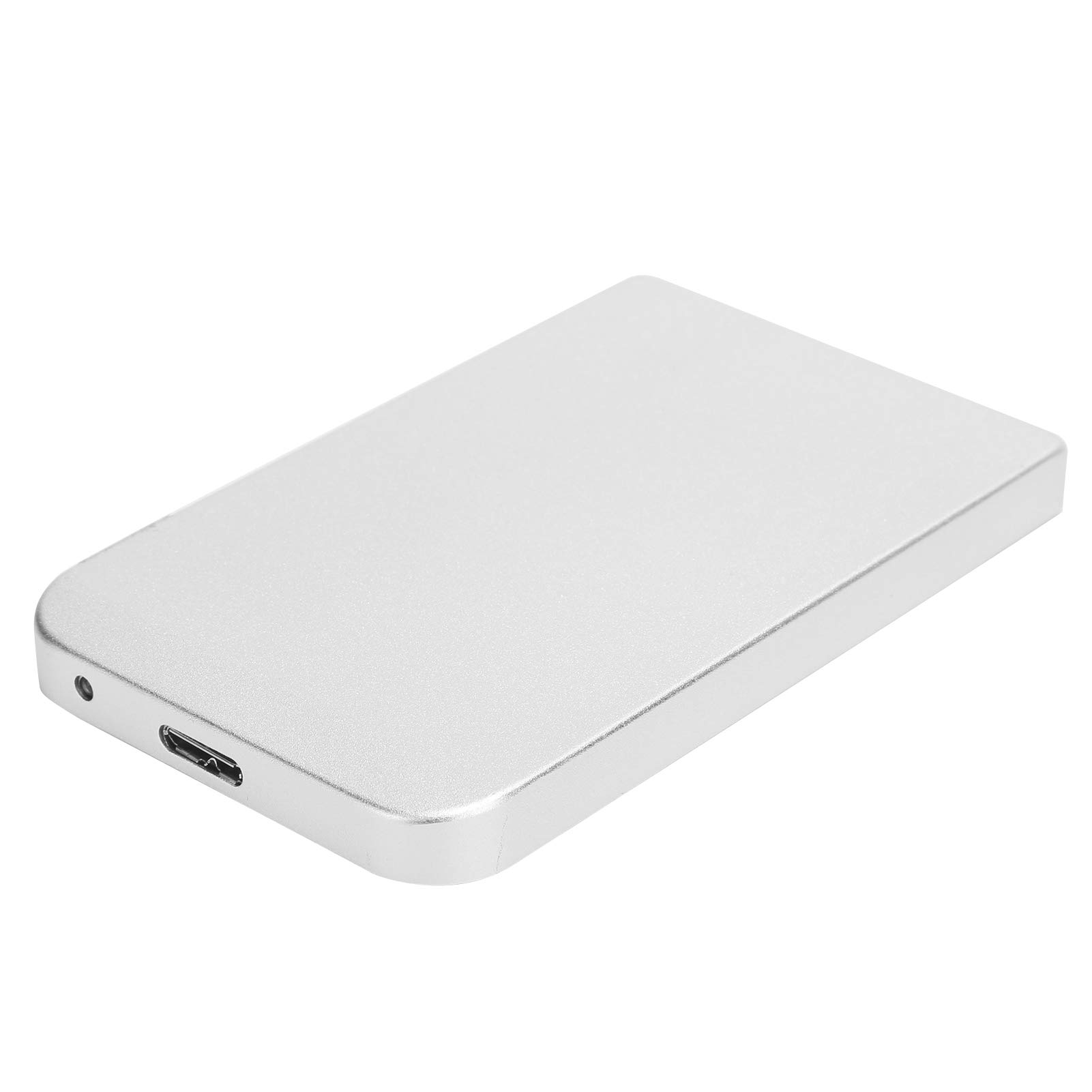 2.5in External Hard Drive 2TB USB 3.0 Portable HDD for Laptop & Desktop - Plug & Play, Silver | Perfect for Data Backup, Gaming Storage & Computer Monitoring