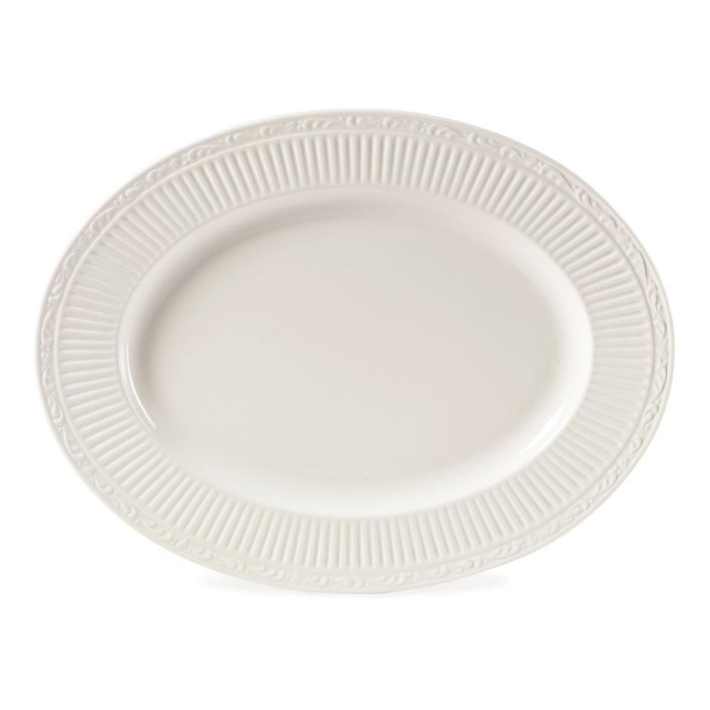 Italian Countryside® 15 Inch Oval Platter - Elegant Ceramic Serving Dish for Pasta, Appetizers & Entertaining | Perfect for Dinner Parties, Holiday Meals & Rustic Tablescapes