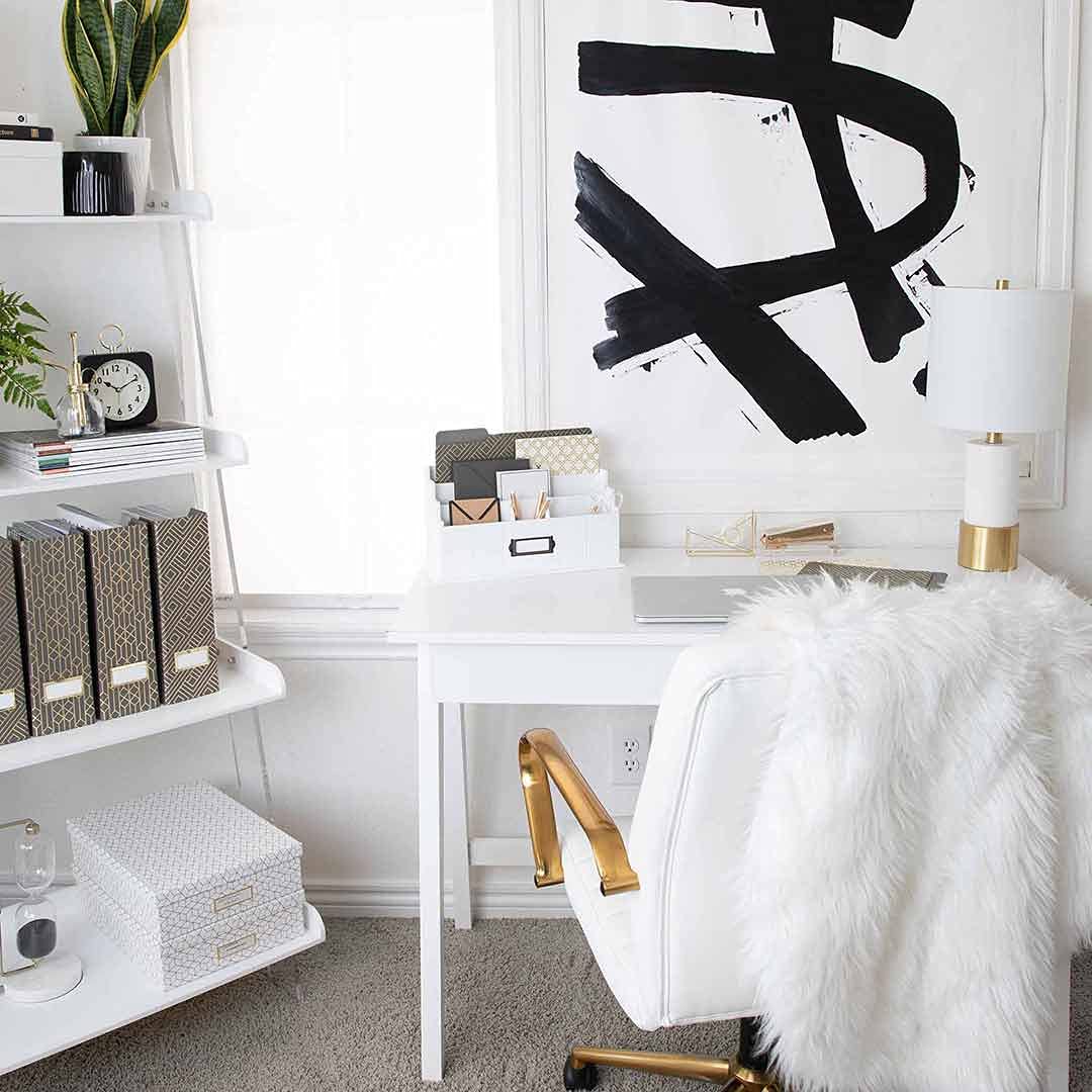 BLU MONACO 3-Tier White Wooden Mail Organizer - Rustic Country Style Desk & Countertop Organizer - Perfect for Home Office, Kitchen, and Entryway Organization