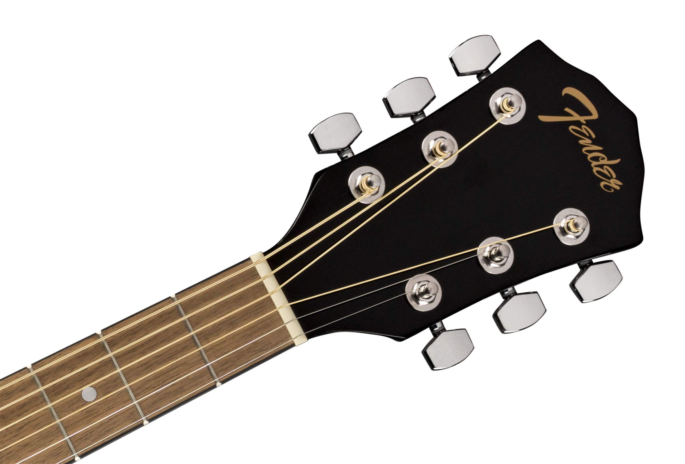 Fender FA-125CE Dreadnought Cutaway Acoustic-Electric Guitar Sunburst Bundle with Gig Bag, Strap, Strings, Picks & Online Lessons - Perfect for Beginners, Live Performances and Home Practice