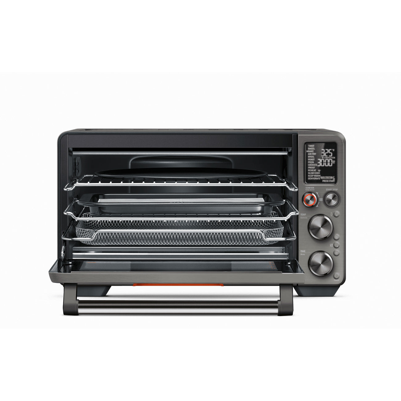 Breville Joule Oven Air Fryer Pro - Countertop Convection Toaster Oven with Air Frying, Baking & Broiling | Black Stainless Steel (BOV950BST1BCA1) | Perfect for Small Kitchens, Dorms & Quick Meals