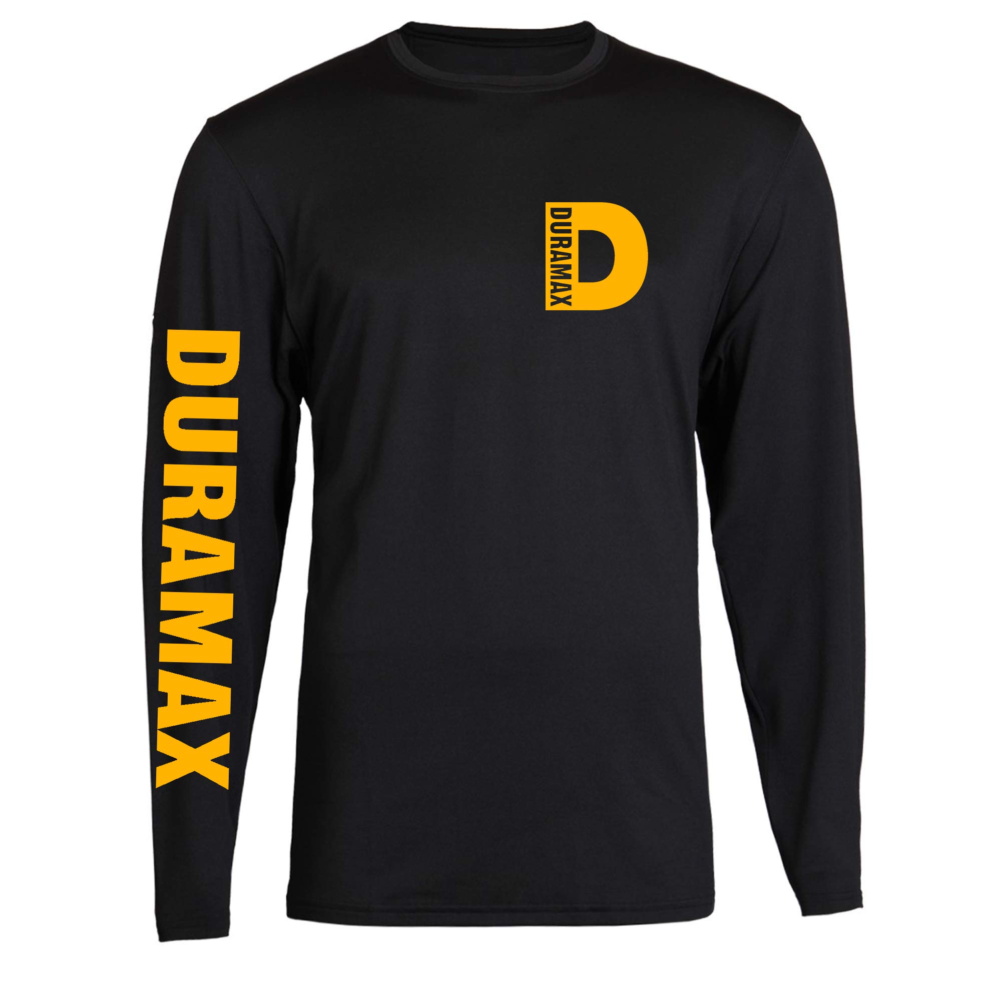 Duramax Pocket Design Unisex Long Sleeve T-Shirt - Black, Sizes S-2XL | Casual Wear, Layering & Everyday Comfort