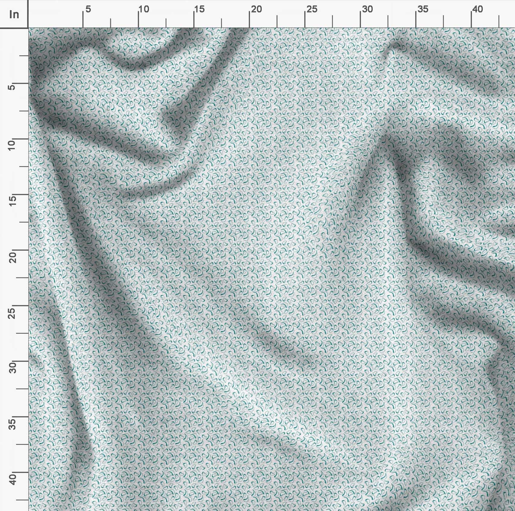 Soimoi Moss Green Georgette Fabric by The Yard - 42 Inch Wide - Printed Garlic Vegetable Aroma Fabric for Apparel, Crafts & Home Decor - Perfect for Dresses, Scarves, DIY Projects & Kitchen Decorations