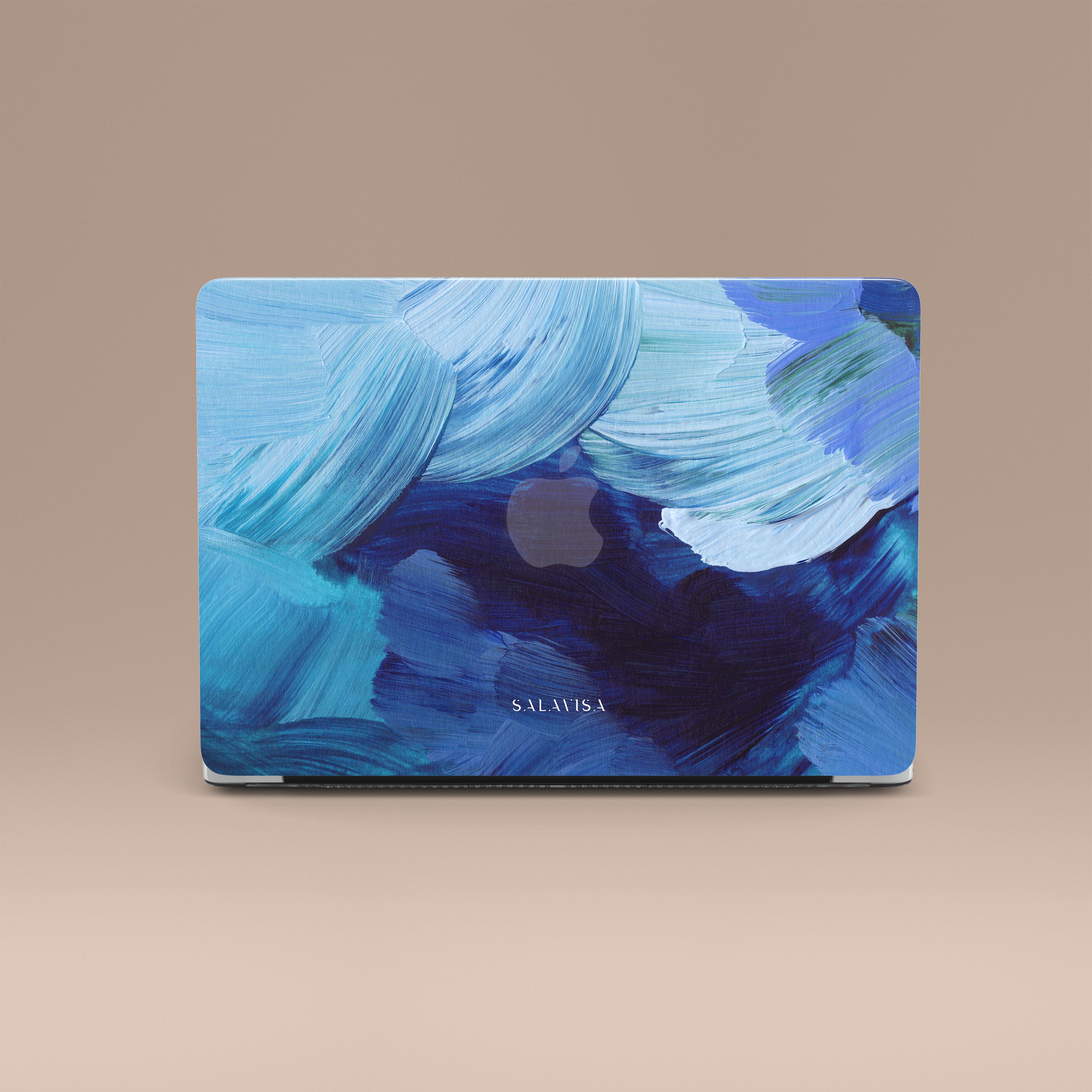 Durable Blue Protective Case for MacBook - Shockproof & Scratch-Resistant Cover for MacBook Air/Pro - Perfect for Work, Travel & School