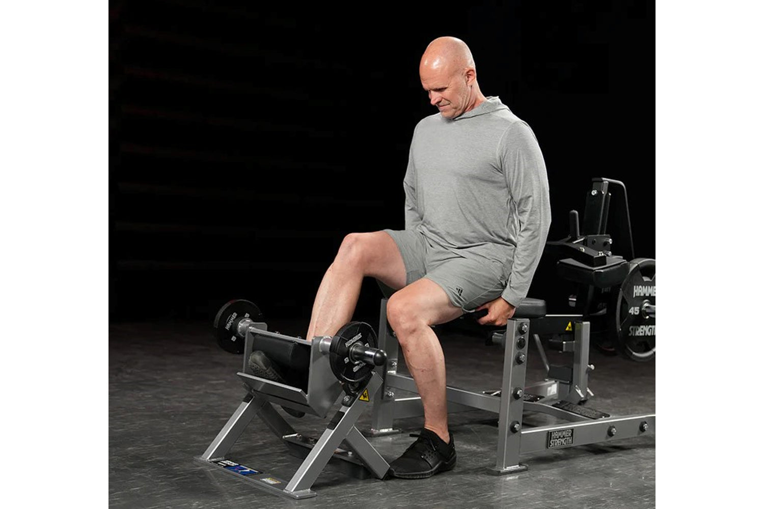 Hammer Strength Plate Loaded Tibia Dorsi Flexion Bench Machine - Professional Leg Exercise Equipment for Home & Gym - Perfect for Calf Strengthening and Rehabilitation Training