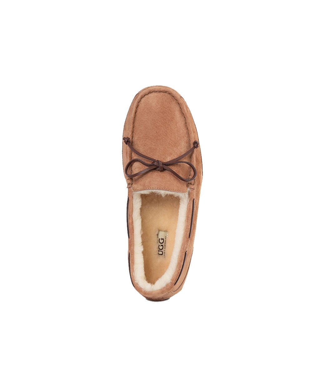 Men's Arlie UGG Moccasin Slippers - Genuine Sheepskin Indoor/Outdoor House Shoes for Winter Comfort & Warmth | Perfect Cozy Gift for Him, Home Lounging & Casual Wear