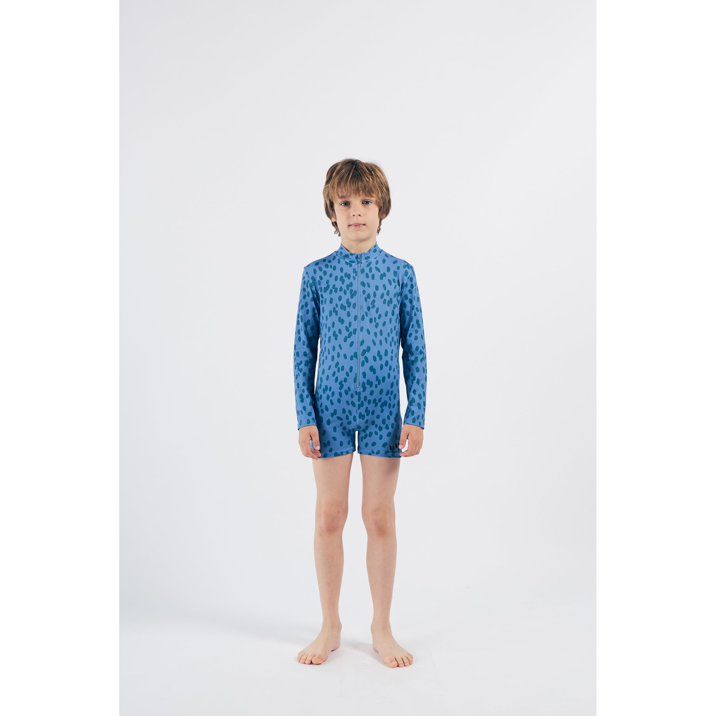 Bobo Choses Kids Animal Print Swim Playsuit - UV Protection One-Piece Swimsuit for Girls & Boys - Perfect for Beach, Pool & Summer Water Play