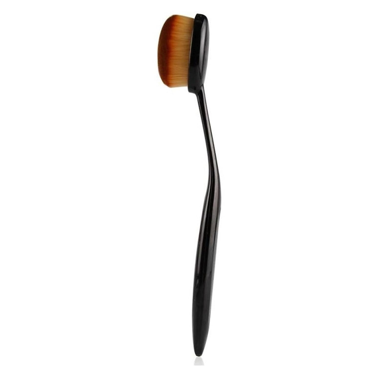 ZAUKY Professional Oval Makeup Brush Set - Foundation Powder Concealer Blending Blush Brush for Flawless Makeup Application (Pack of 1) | Perfect for Contouring, Highlighting & Everyday Beauty Routine