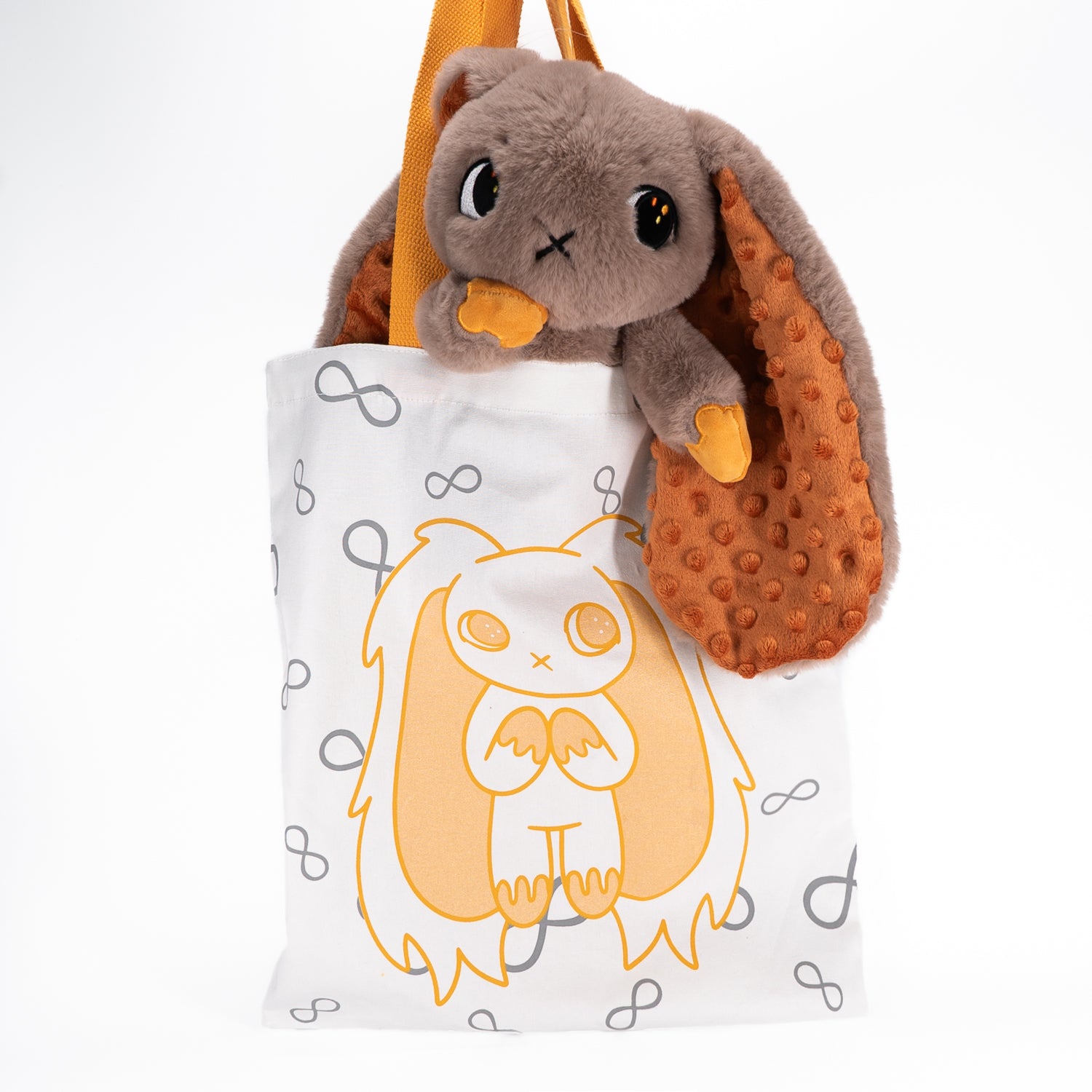 Plushie Dreadfuls Autism Spectrum Rabbit Gold Edition - Soft Stuffed Animal Toy for Kids, Comfort Plush for Autism Awareness & Sensory Needs - Perfect for Gifts, Therapy, and Emotional Support