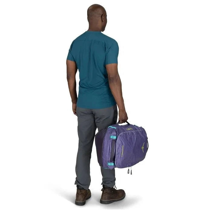 Osprey Transporter Duffel 40 - Waterproof Travel Duffel Bag for Outdoor Adventures, Gym & Weekend Getaways | Durable Carry-On Luggage for Hiking, Camping & Air Travel