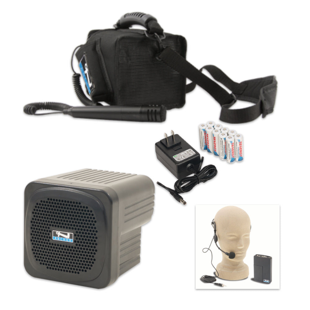 Anchor Audio AN MINI U2 Portable PA System with RC30 Receiver, Soft Carrying Case, 1 Wired & 1 Wireless Mic - Perfect for Outdoor Events, Parties, and Public Speaking