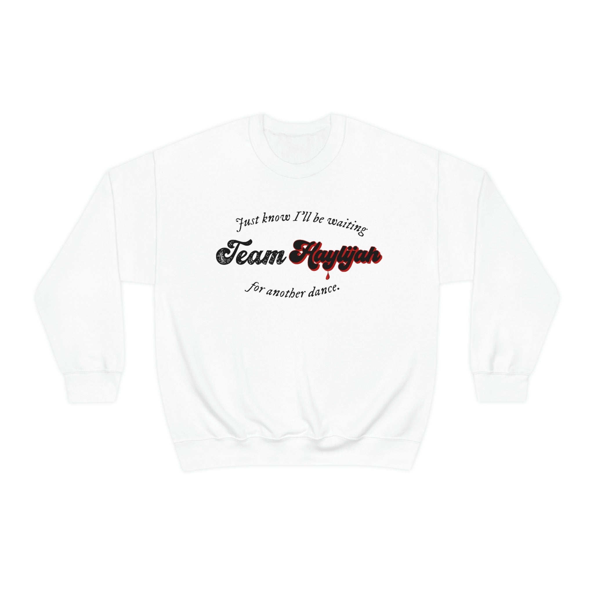 Team Haylijah Sweatshirt | The Vampire Diaries TVD Merchandise | Elijah Mikaelson Inspired Apparel | Perfect TVD Fan Gift for Cosplay & Casual Wear