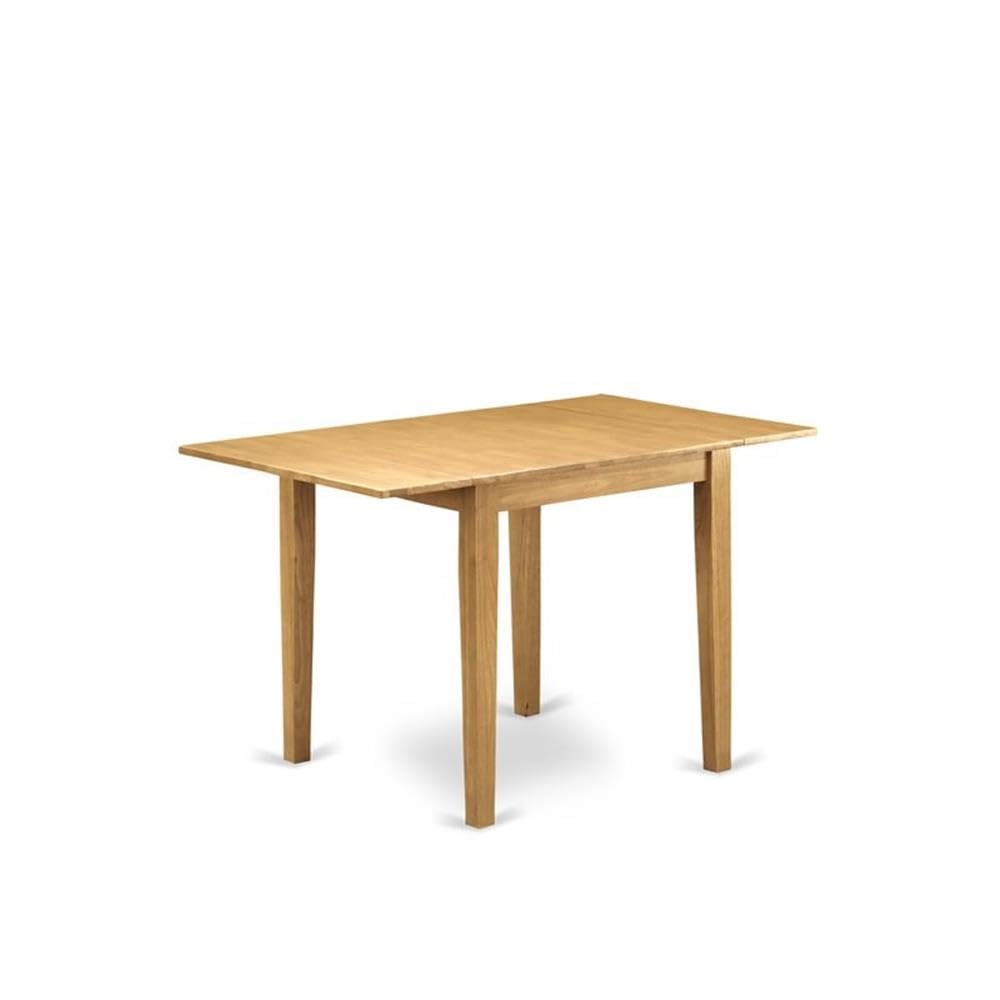 Pemberly Row 3-Piece Square Dining Set - Rustic Oak Brown Farmhouse Kitchen Table with Wooden Chairs for Small Spaces | Perfect for Breakfast Nooks, Compact Apartments & Cozy Family Meals