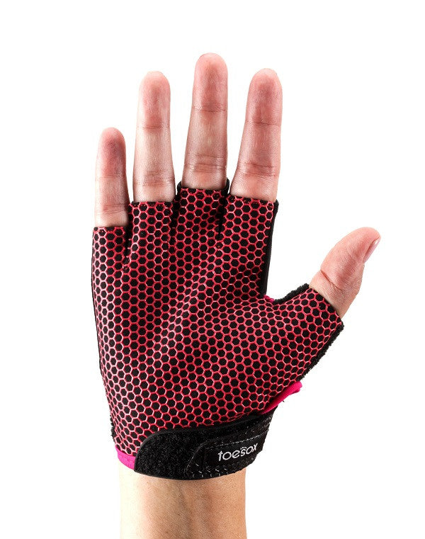 ToeSox Non-Slip Grip Gloves for Yoga, Pilates & Barre Workouts - Improve Stability & Comfort During Exercise