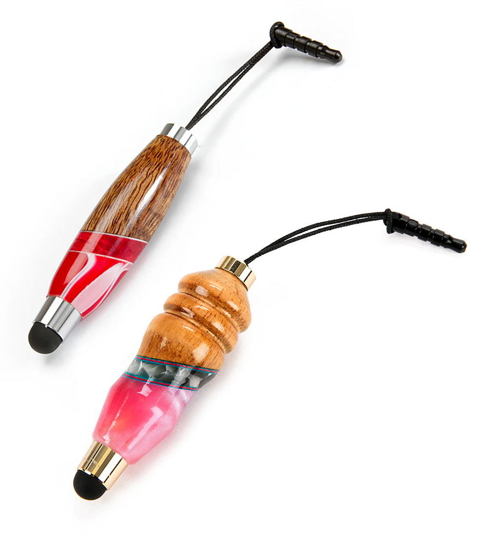 Dale Dennison Koa Wood Stylus Key Ring - Touchscreen Pen with Keychain (Multiple Colors) - Perfect for Smartphones, Tablets & Everyday Carry