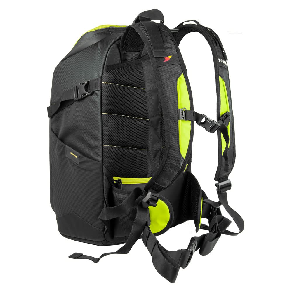 Quad Pitstop Backpack V2 - Durable 9L Green & Black Hiking Backpack for Outdoor Adventures, Travel & Daily Commute