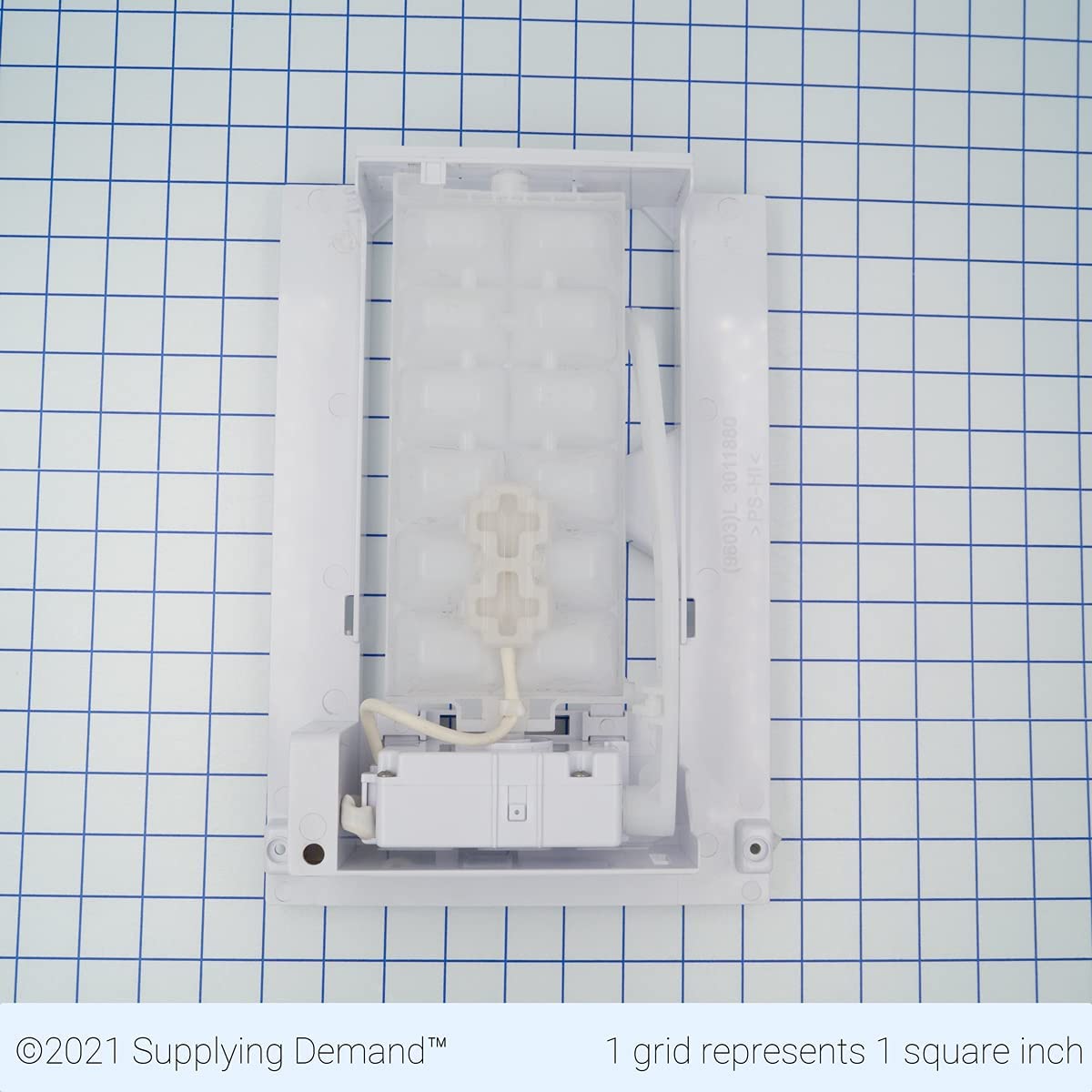 Replacement Refrigerator Ice Maker Assembly AEQ72909603 2216335 - Compatible with Specific Models (Not Universal) - Perfect for Kitchen Appliance Repair & DIY Home Maintenance