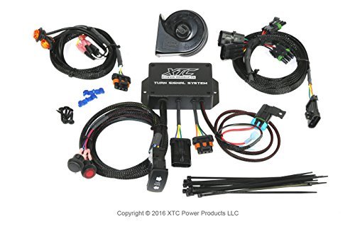 Can-Am Maverick X3 Street Legal Turn Signal Kit with Horn - Plug & Play LED Light System - Compatible with Factory Tail Lights - Perfect for Off-Road & Urban Driving
